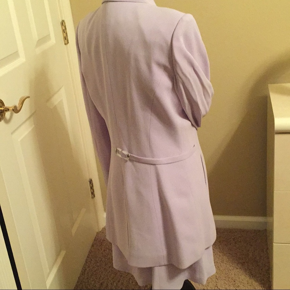 Designer Alberto Makali lavender 3-piece suit